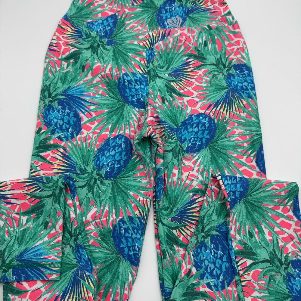 Colorful Tropical Print Leggings